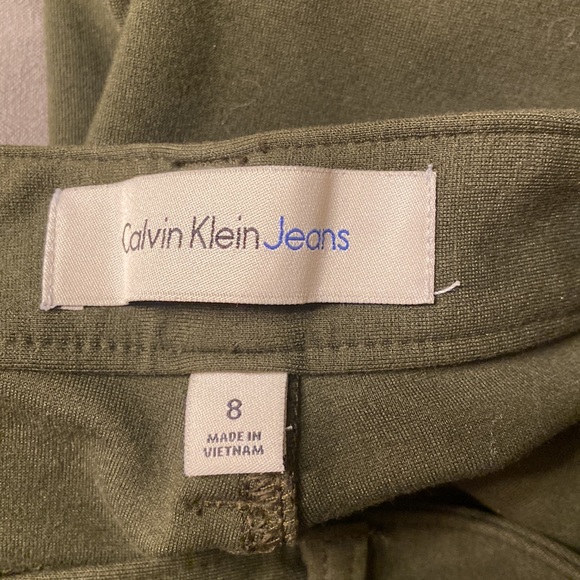 EUC Calvin Klein Olive Green Jegging, size US 8 - Picture 5 of 10